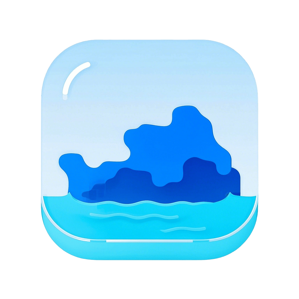 Water droplet logo